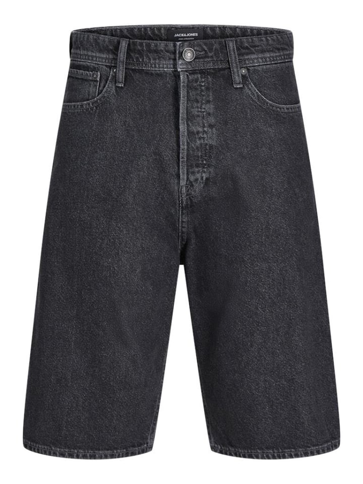 

Тканевые шорты Jack & Jones, черный деним