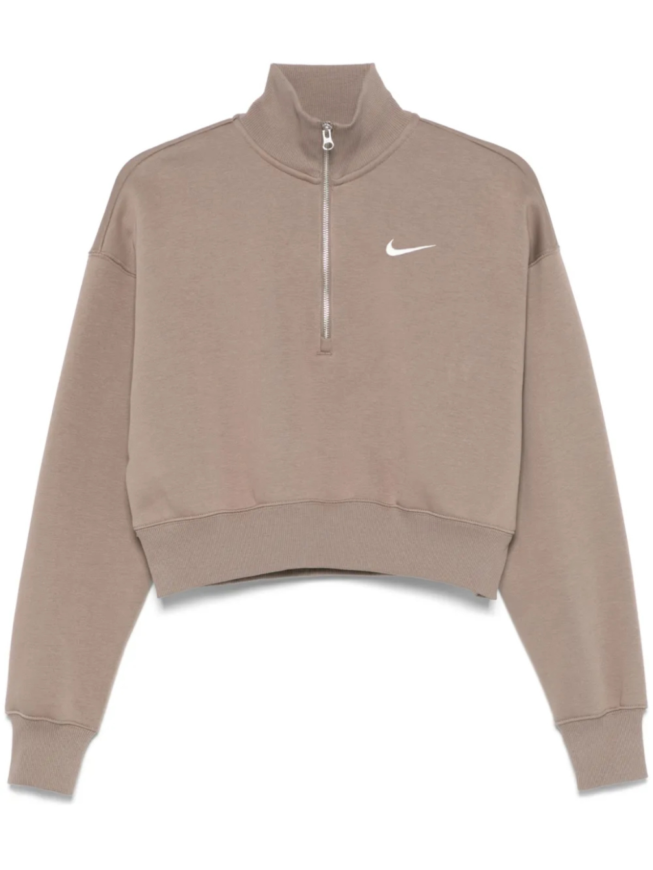 

Nike укороченная толстовка, нейтральный