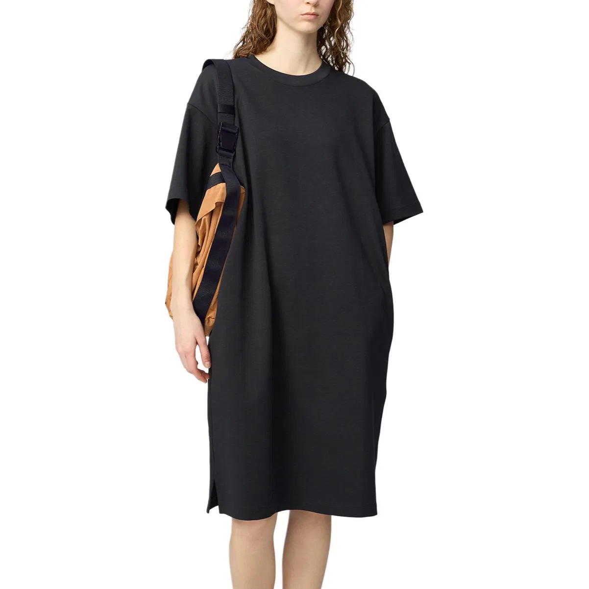 Платье женское с коротким рукавом U Collection SS26 UNIQLO, Black — фото 3