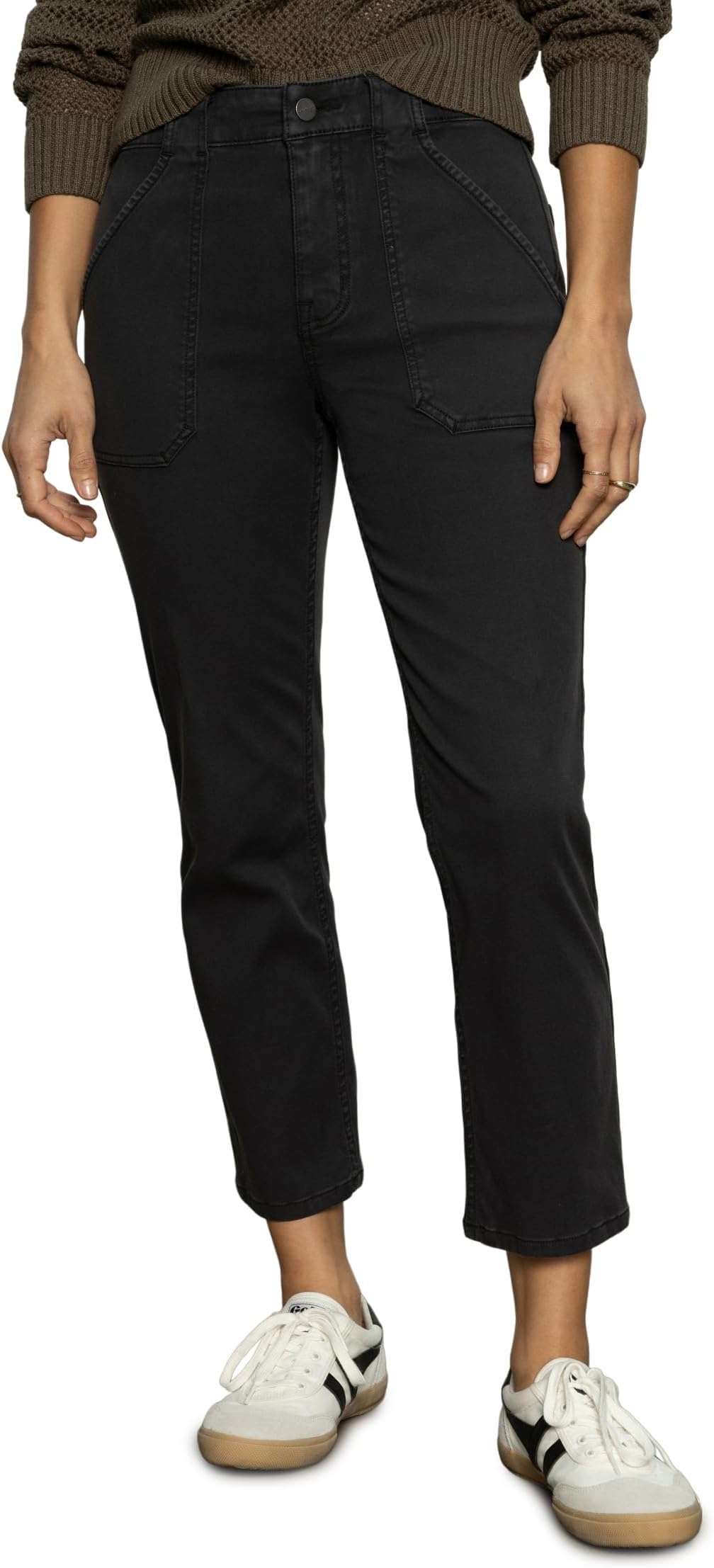 

Брюки Sanctuary Sculpted Hayden Straight Crop, Black