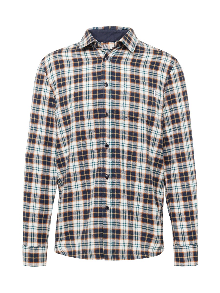

Клетчатая рубашка Wemoto Regular fit Button Up Shirt, темно-синий