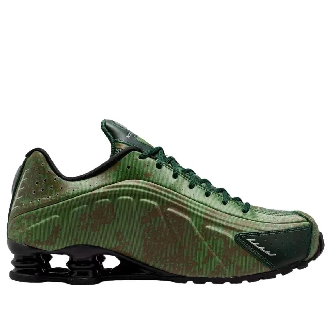 Кроссовки Nike Shox R4 'Noble Green Team Kelly Green' IQ0636-300, зеленый — фото 2