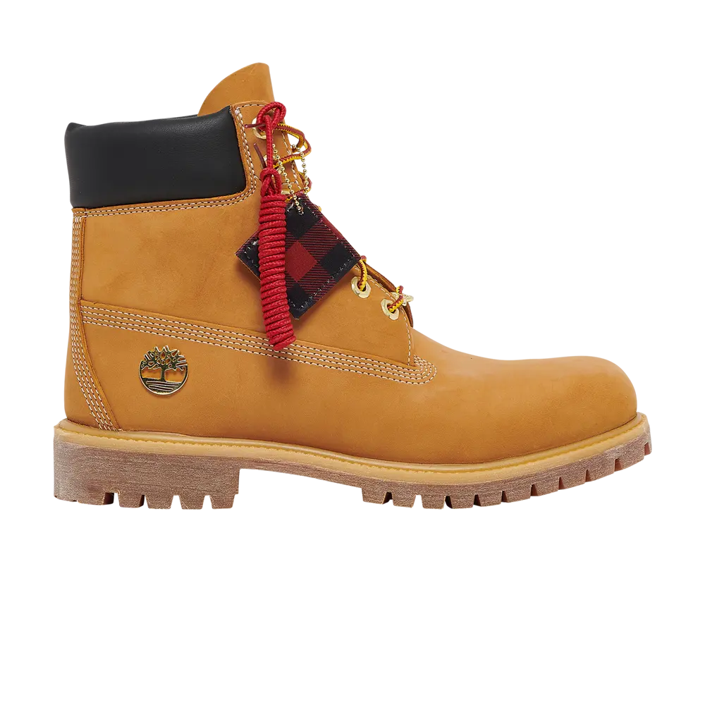 

6-дюймовые ботинки премиум-класса Junior Timberland, желто-коричневый