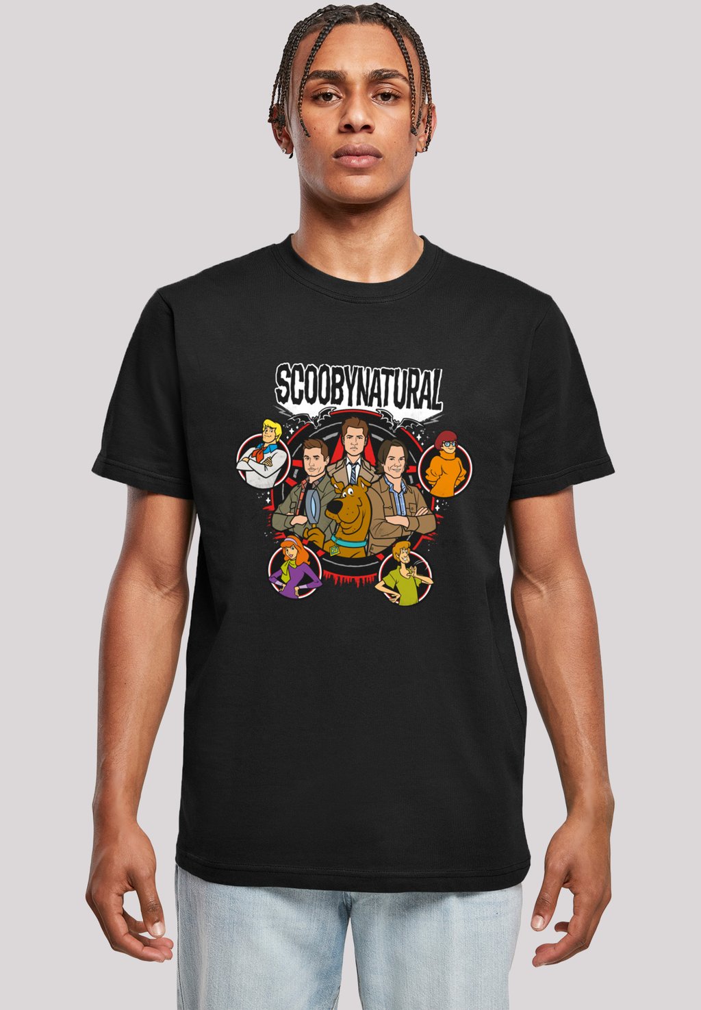 

Футболка с принтом SCOOBY DOO BOYS CHARACTERS STAR F4NT4STIC, черный