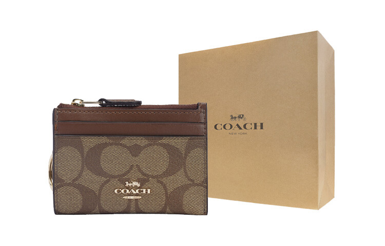 

Узкий женский визитница Coach Mini Id