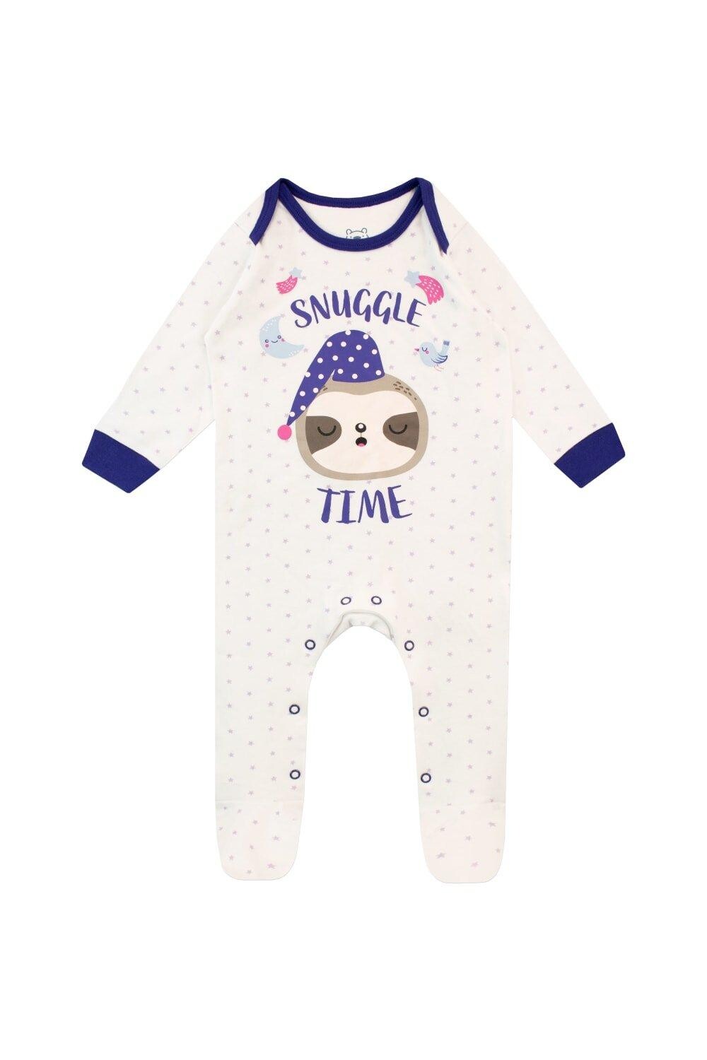 Комбинезон Baby Snuggle Time Sloth Harry Bear, белый