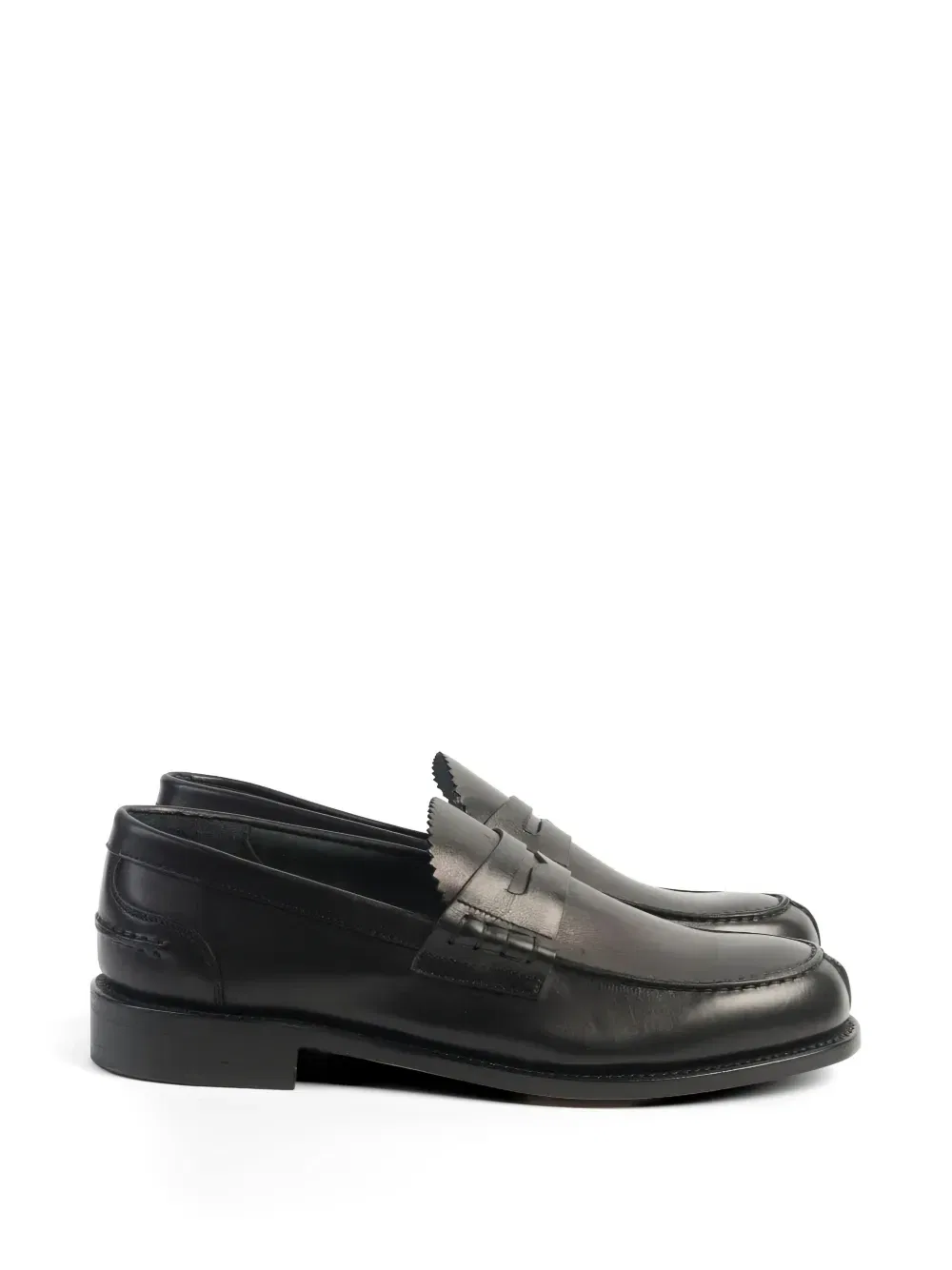 Пенни-лоферы с зубчатым краем Berwick Shoes, черный