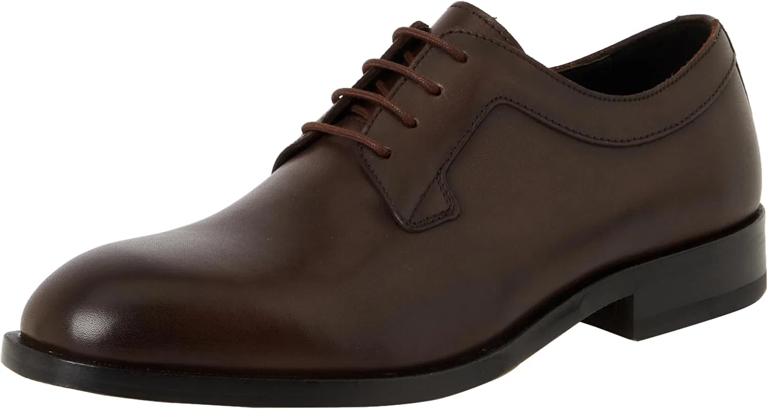 Мужские туфли BOSS Limber_derb_lt Derby, Dark Brown201