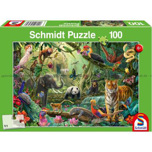

Пазлы Colourful Jungle Wildlife (100Pc)