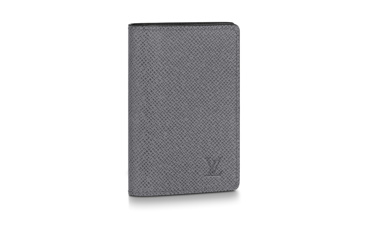 

LOUIS VUITTON Кошелек из кожи Taïga для мужчин, серый