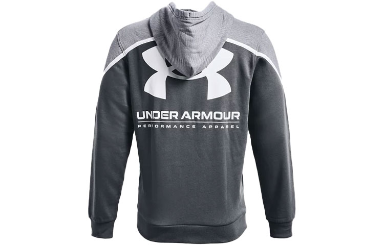 

Толстовка Rival мужская персиково-серая Under Armour