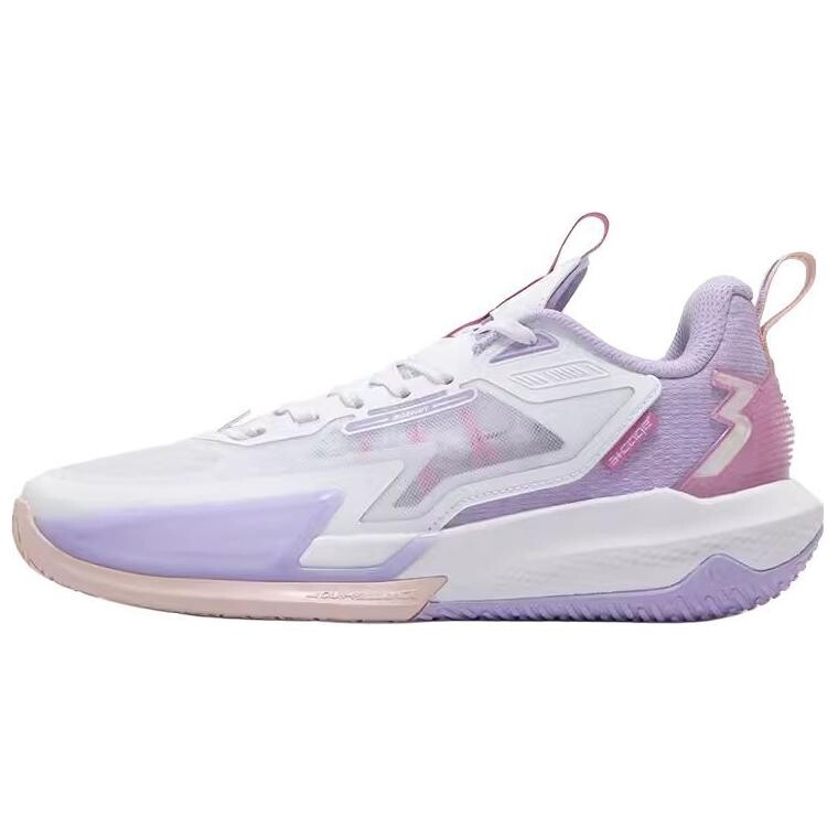 

Баскетбольные кроссовки Basketball Shoes Men Low-Top 361 Degree White/digital Lavender 361°