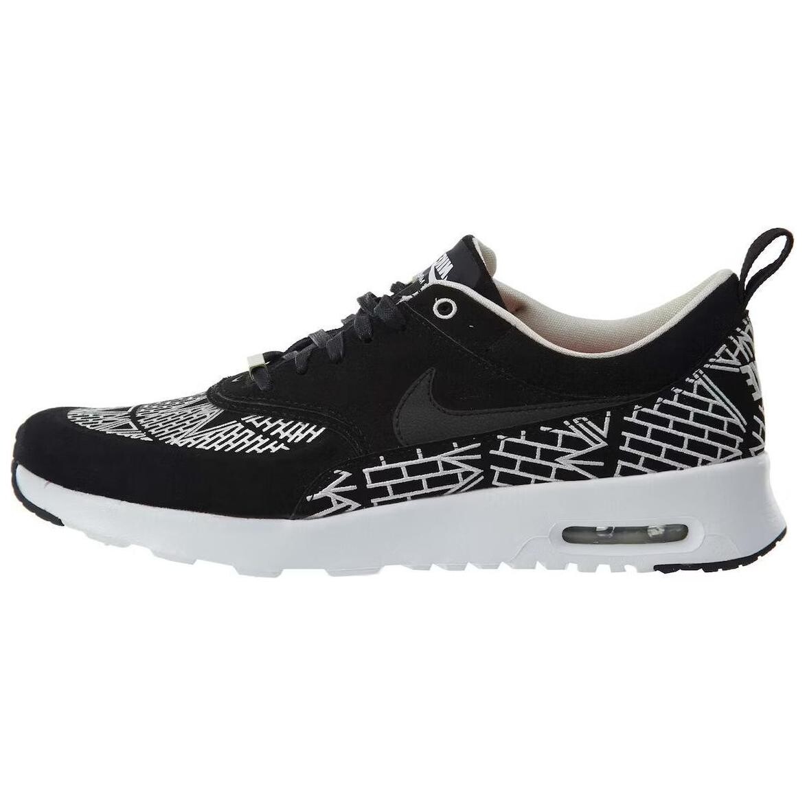 

Кроссовки Nike Air Max Thea Lotc Qs Black Black White Women's, черный/белый