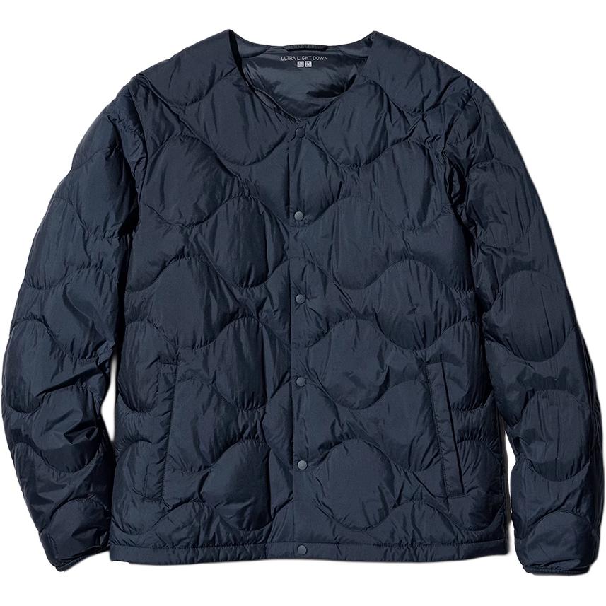 

UNIQLO Пуховик мужской морской синий, 69 Marine Blue