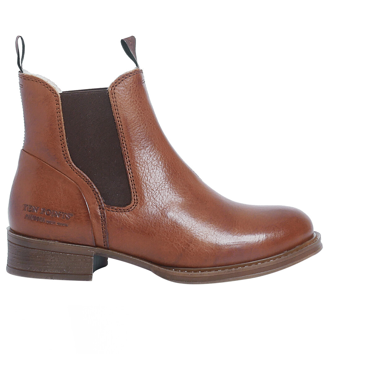 

Зимняя обувь Ten Points Pandora Chelsea Boots Wool Lining, цвет Cognac