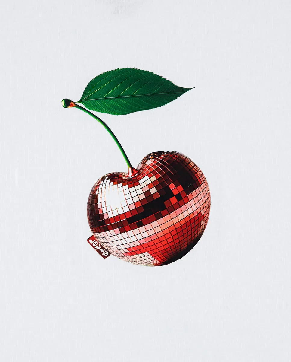 Футболка Levi's Disco Cherry, белый — фото 3