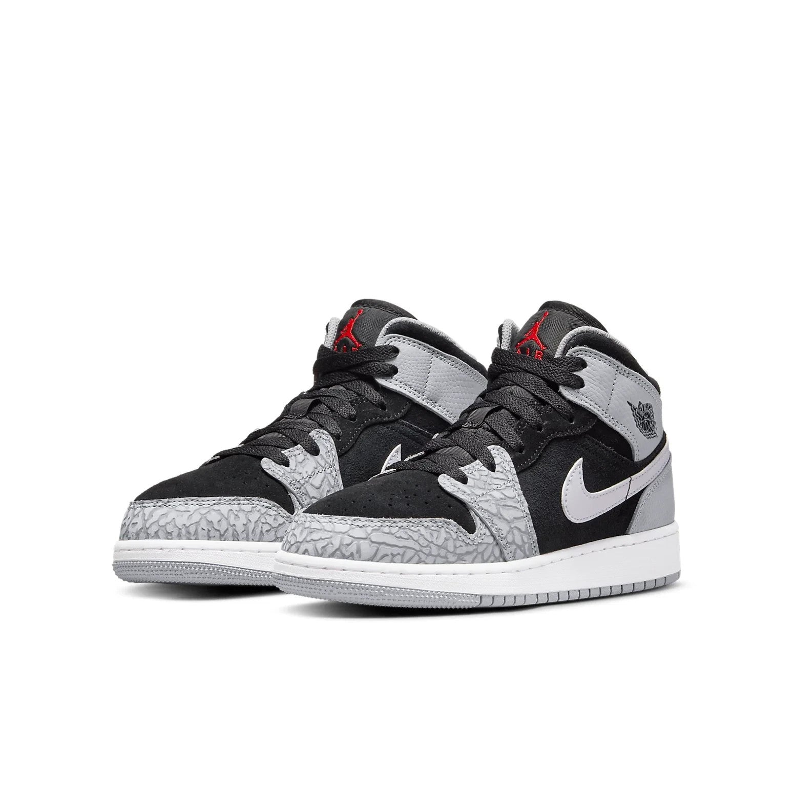 

Детские кроссовки Nike Air Jordan 1 Mid SE DM6216-016, цвет черный/серый, повседневная обувь