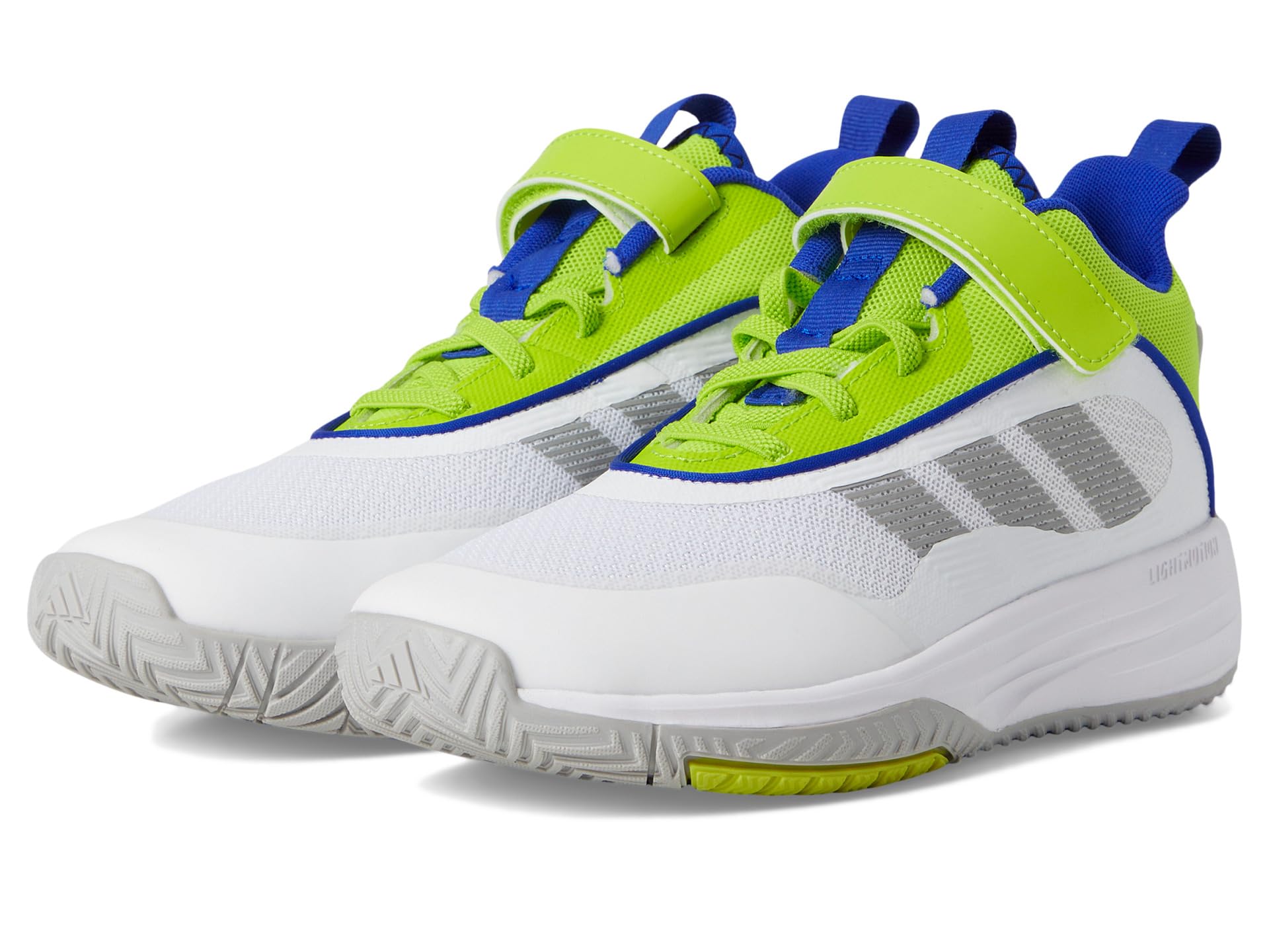 

Кроссовки Adidas Kids Own The Game 3.0 Basketball Shoes, White/Grey/Solar Slime