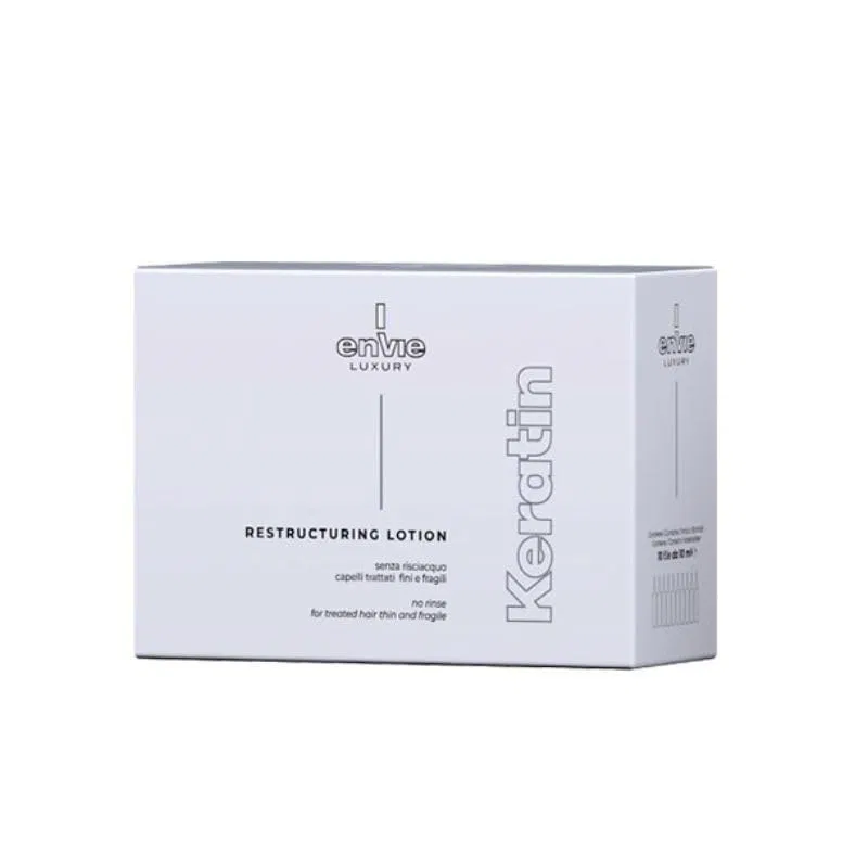 Реструктурирующий лосьон Keratin Luxury Envie, 10 ампул по 10 мл Generic