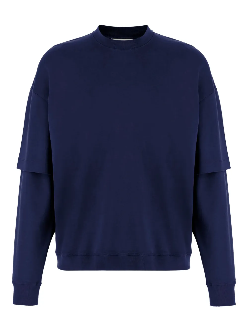 

Футболка Double-layered wool sweatshirt DARKPARK, синий