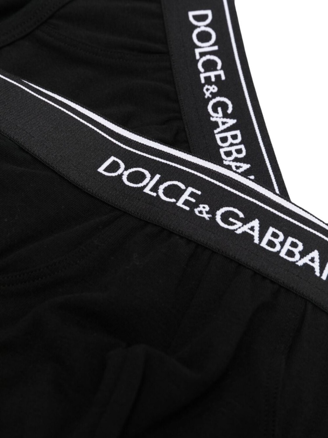 Dolce & Gabbana трусы-брифы с логотипом, черный — фото 4