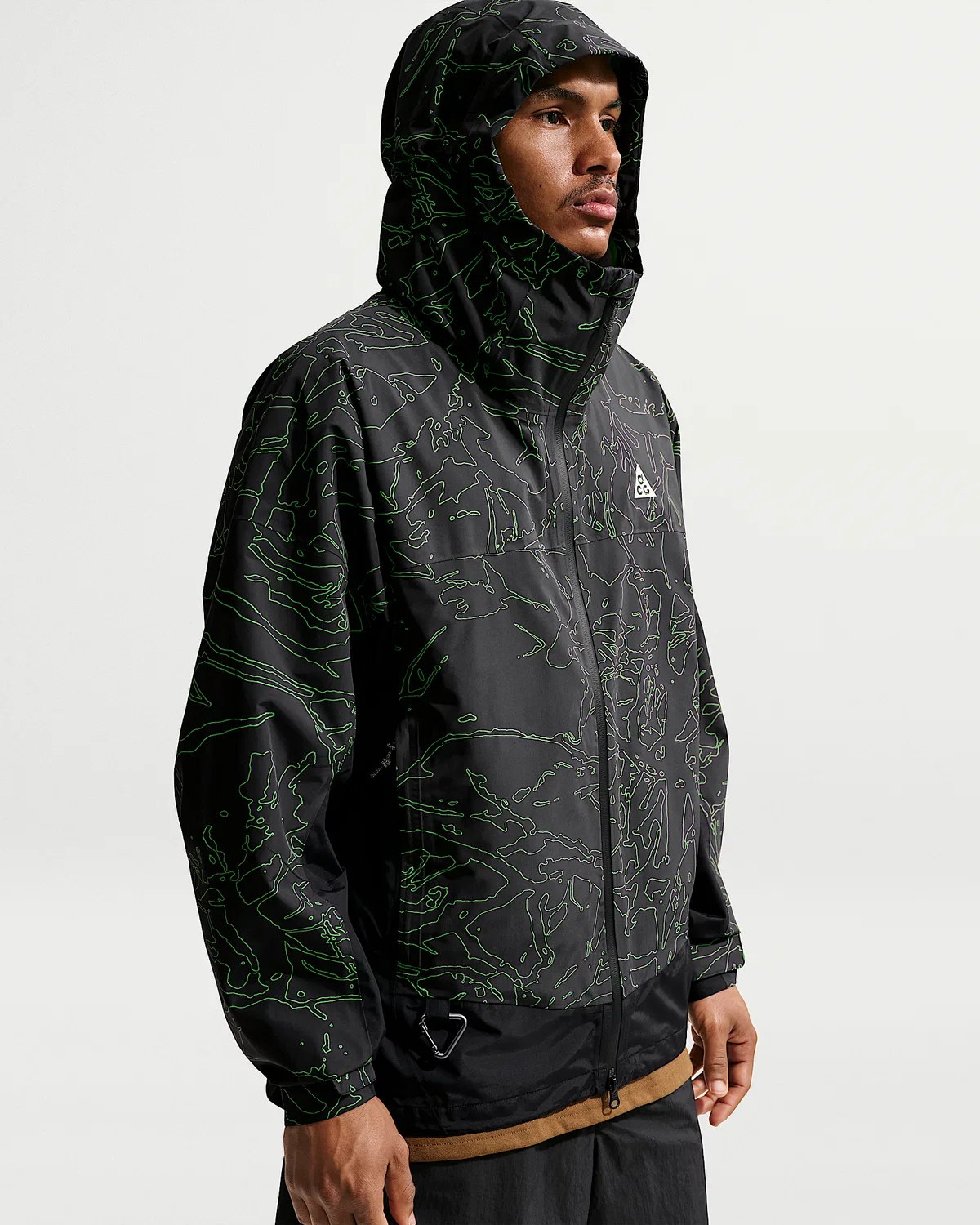 Мужская дождевая куртка Nike ACG "Morpho" Storm-FIT ADV, Black/Summit White — фото 3