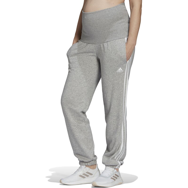 Хлопковые брюки Essentials с тремя полосками – одежда для беременных Adidas, мультиколор — фото 2