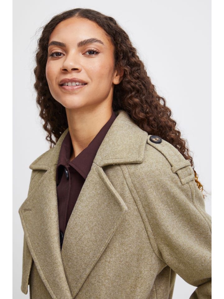 

B. young Куртка свободного кроя BYCILIA в цвете «сепиевый оттенок меланж»