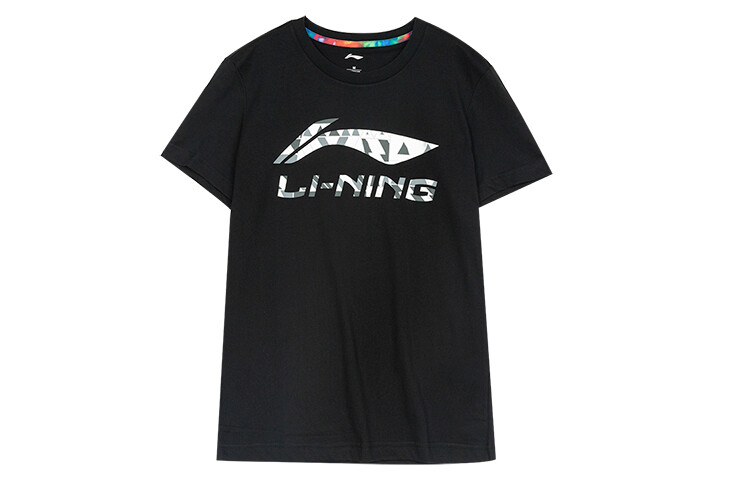 

Футболка мужская черная Lining, черный