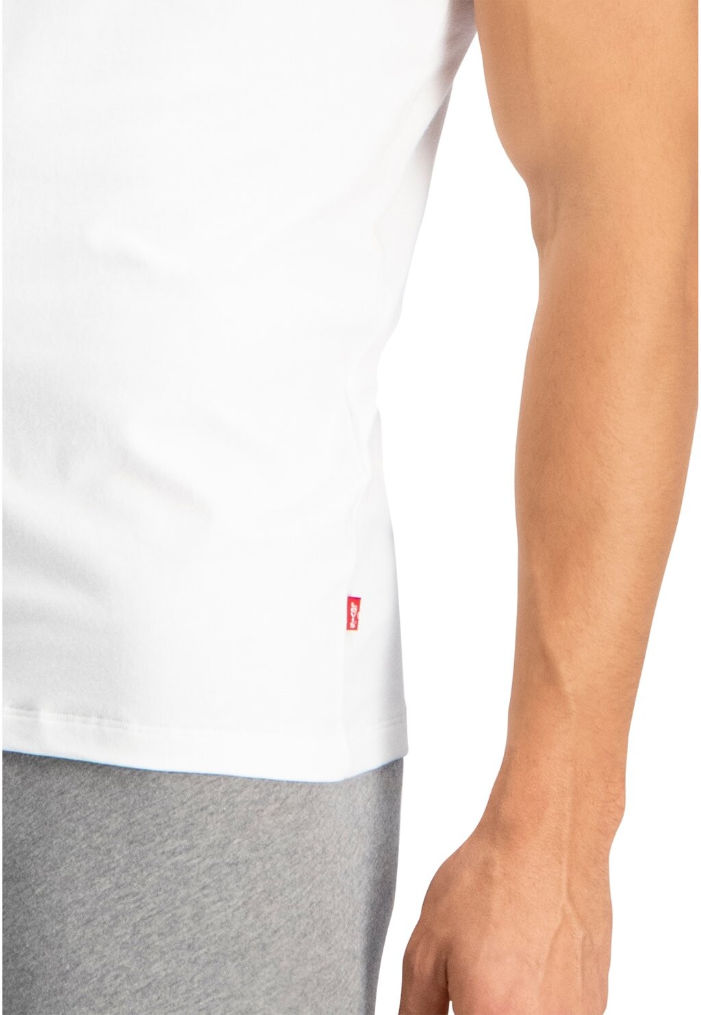 Футболка базовая 3ER PACK-EOCM V-AUSSCHNITT K Levi's, цвет weiß — фото 4