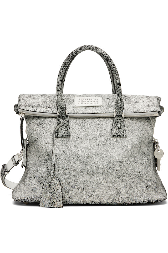 

Maison Margiela Белая сумка White 5ac "loved to death" среднего размера