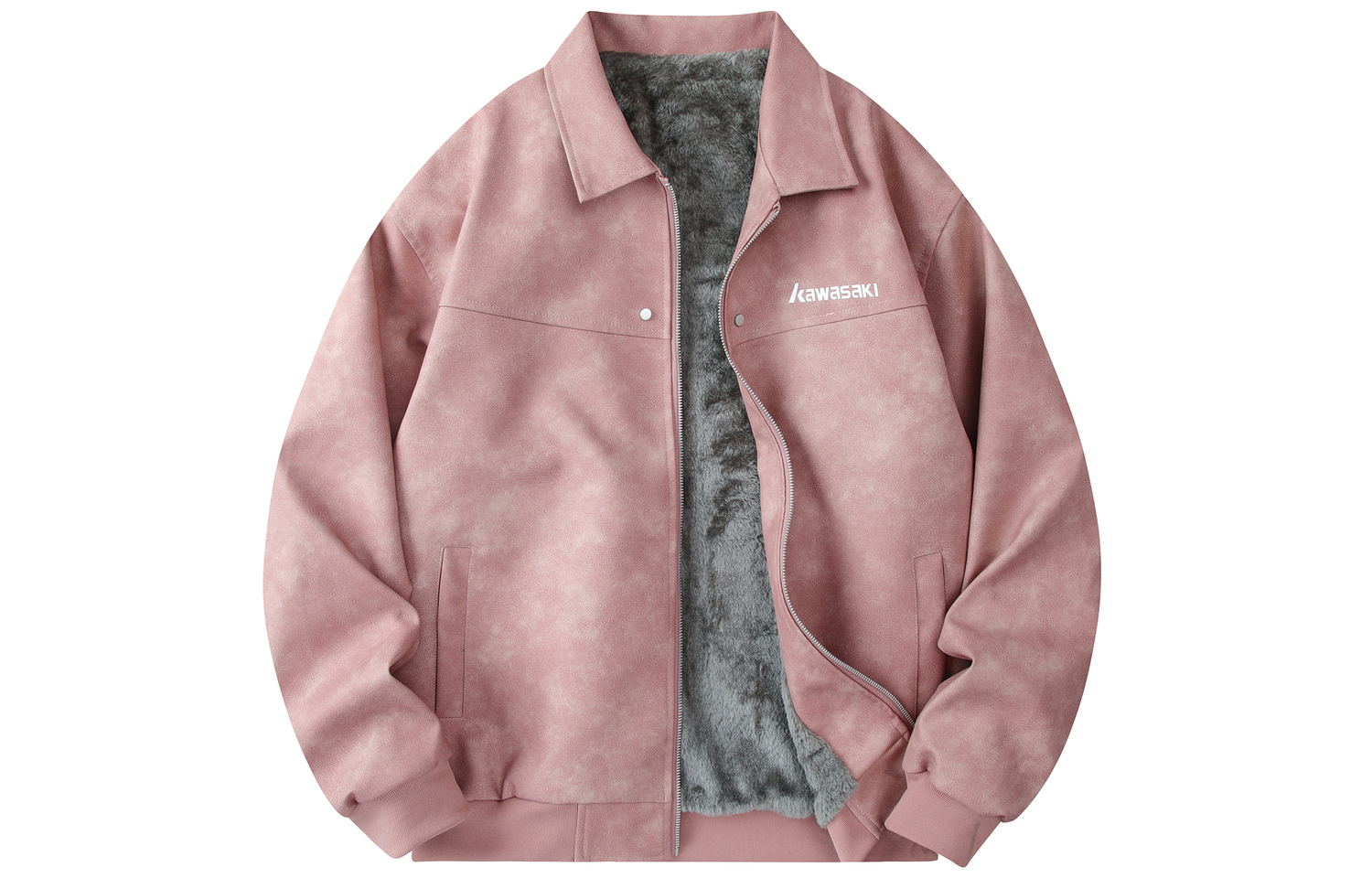 

Kawasaki Кожаная куртка унисекс, Pink (Fleece-Lined)