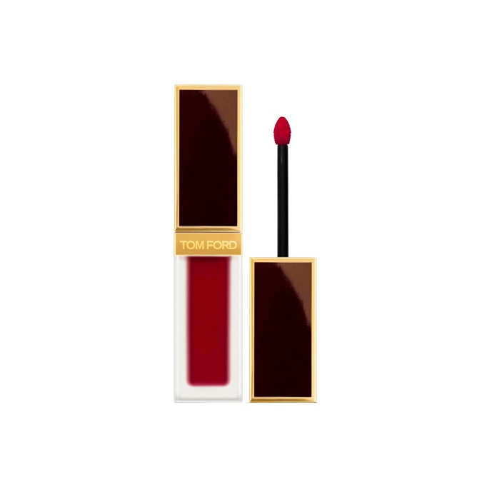 

TOM FORD Черный золотой велюровый матовый блеск для губ soft matte, легко растушевывается, стойкий, увлажняющий, 6 мл