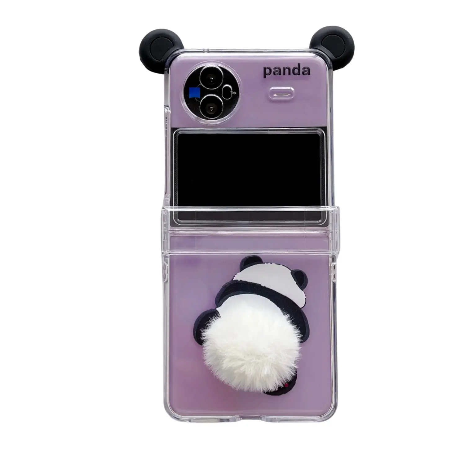 

Чехол для телефона Мивана Mifanna, VIVO XFLIP PANDA HAIRBALL THREE-PIECE SET