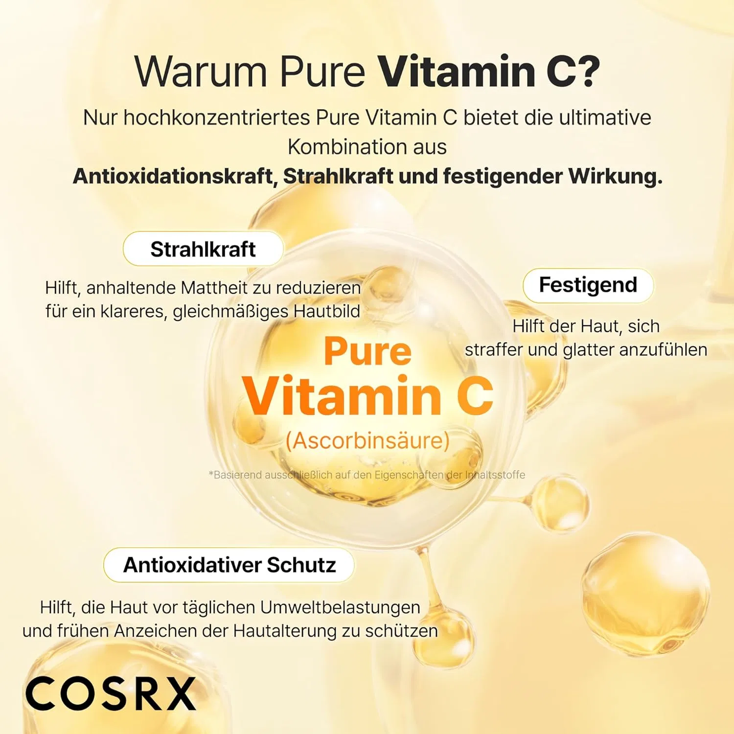Бустер Cosrx — Advanced Pure Vitamin C % с витамином E и глутатионом, 20 мл — фото 4