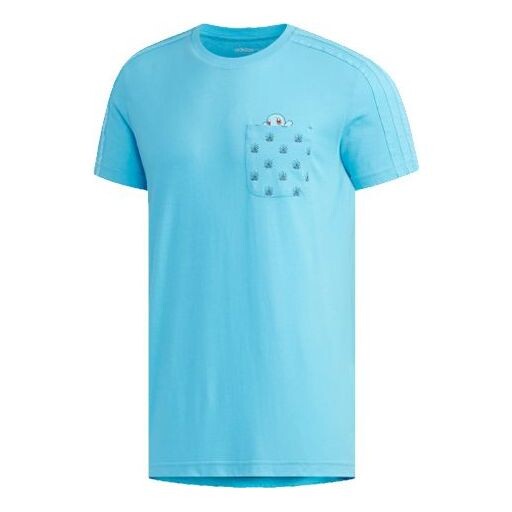 

Футболка neo x pokmon crossover short sleeve blue Adidas, синий