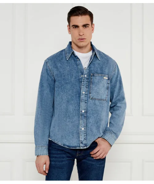 

Джинсовая рубашка Regular fit Calvin Klein Jeans, синий