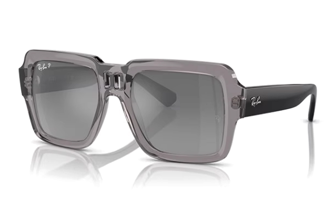 

RayBan Солнцезащитные очки Ray Ban Magellan Square, Transparent Gray