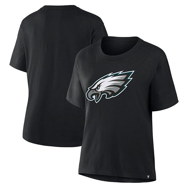 

Женская черная футболка philadelphia eagles essential legacy Fanatics, Черный, Женская черная футболка philadelphia eagles essential legacy Fanatics