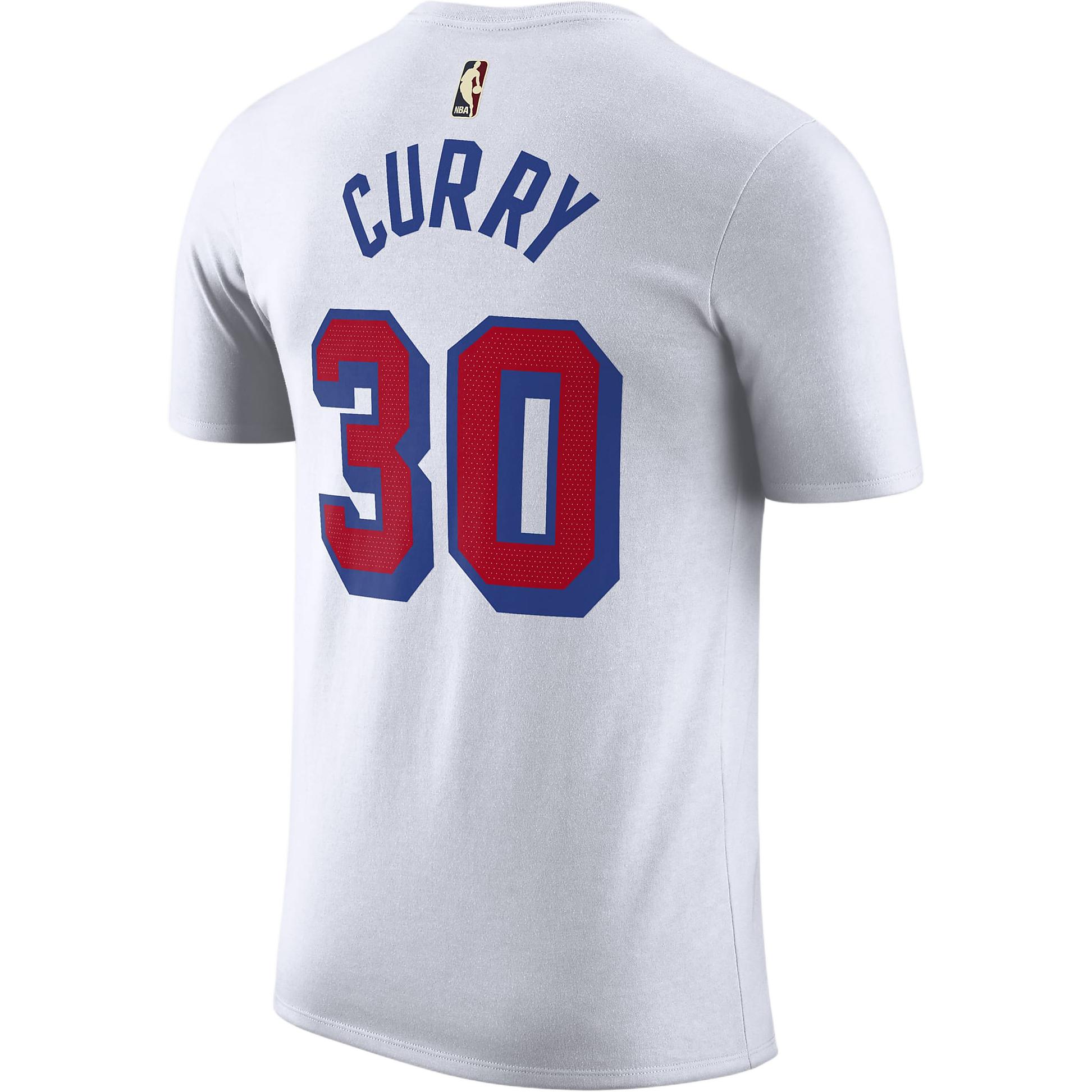 Футболка Nike Stephen Curry Golden State Warriors Essential Hardwood Classics мужская НБА, белая — фото 3
