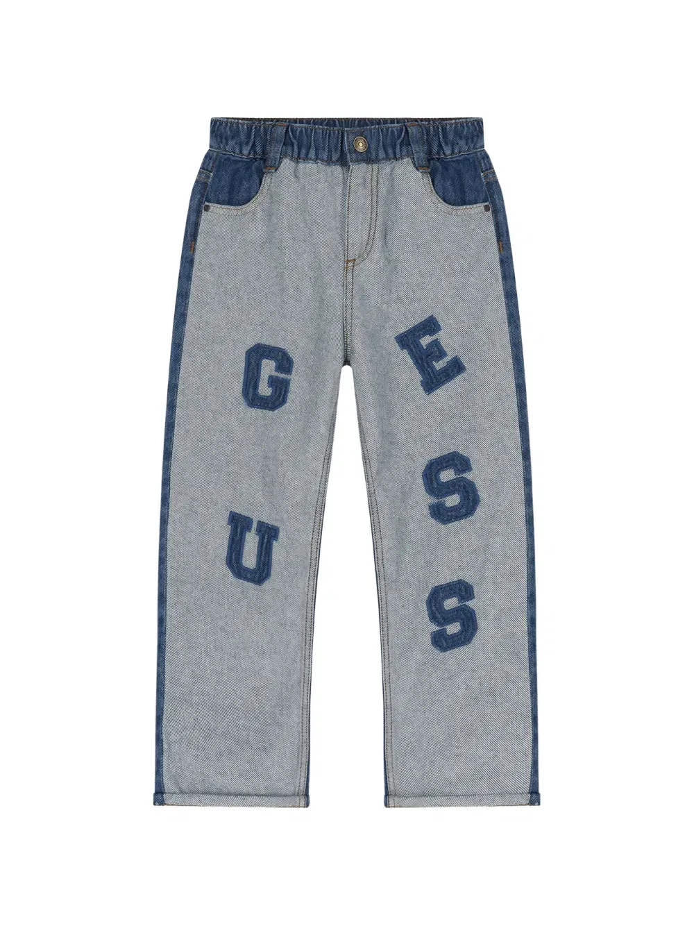 Джинсы с карманами на петлях для ремня Guess Kids, синий