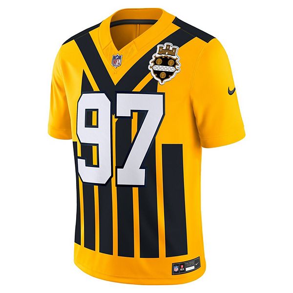 Мужская футболка Cameron Heyward Pittsburgh Steelers Alternate Vapor FUSE Limited Nike — фото 3