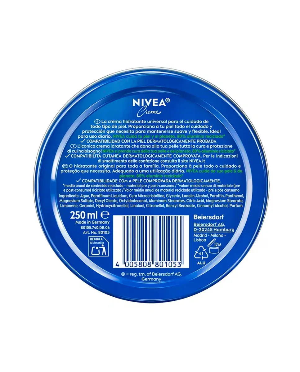 Многофункциональный увлажняющий крем 250 мл Nivea — фото 2