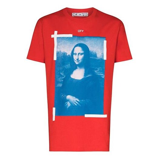 

Футболка ss21 printing short sleeve version red Off-White, красный