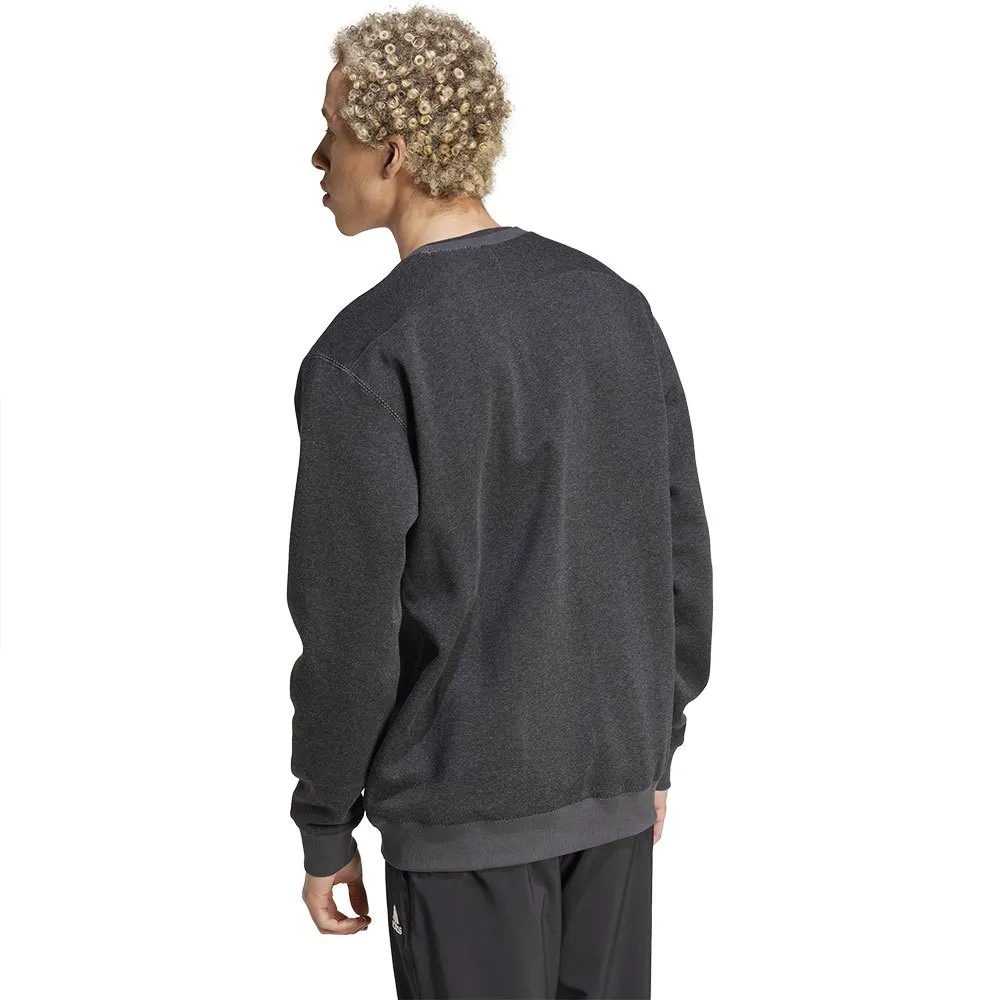 Толстовка adidas Season Essentials Melange, черный — фото 2