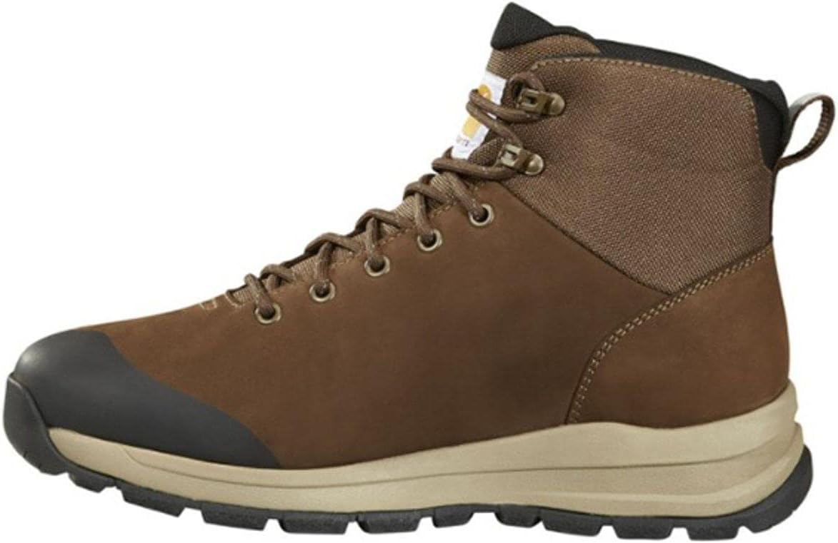 Carhartt мужские водонепроницаемые ботинки для походов с 5-дюймовым носком Alloy, Dark Brown — фото 3