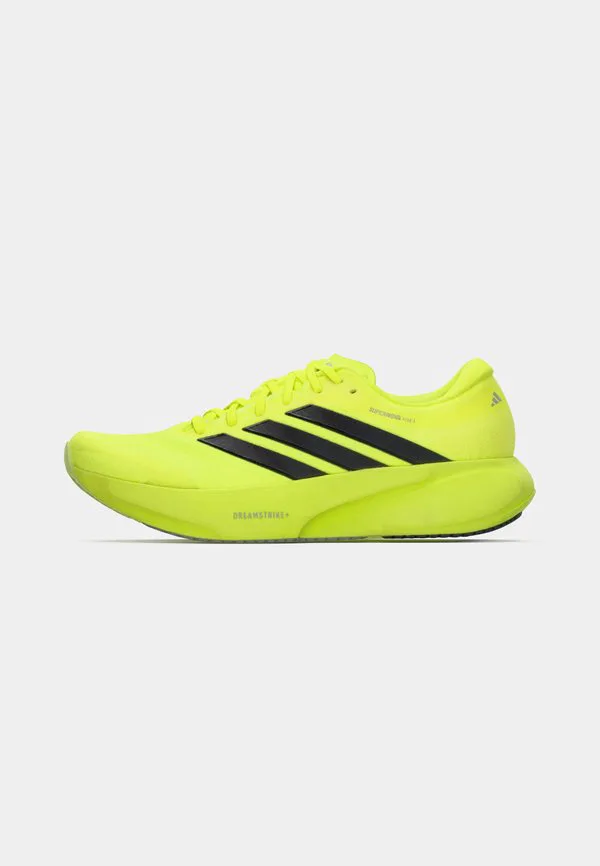 Кроссовки для бега по шоссе supernova rise 3 Adidas Performance, Solar Yellow/Core Black/Silver-Coloured Metallic — фото 2
