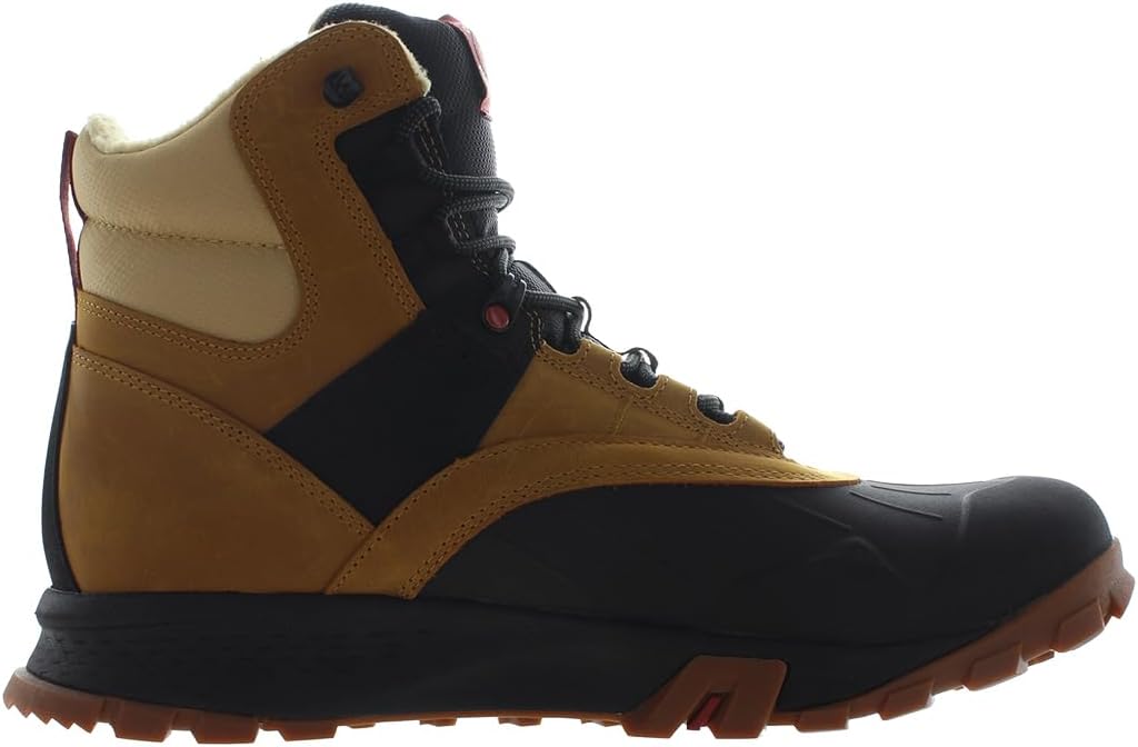 Timberland мужские Mt Lincoln Mid Wp утепленные треккинговые ботинки, Wheat Full Grain/Black — фото 3
