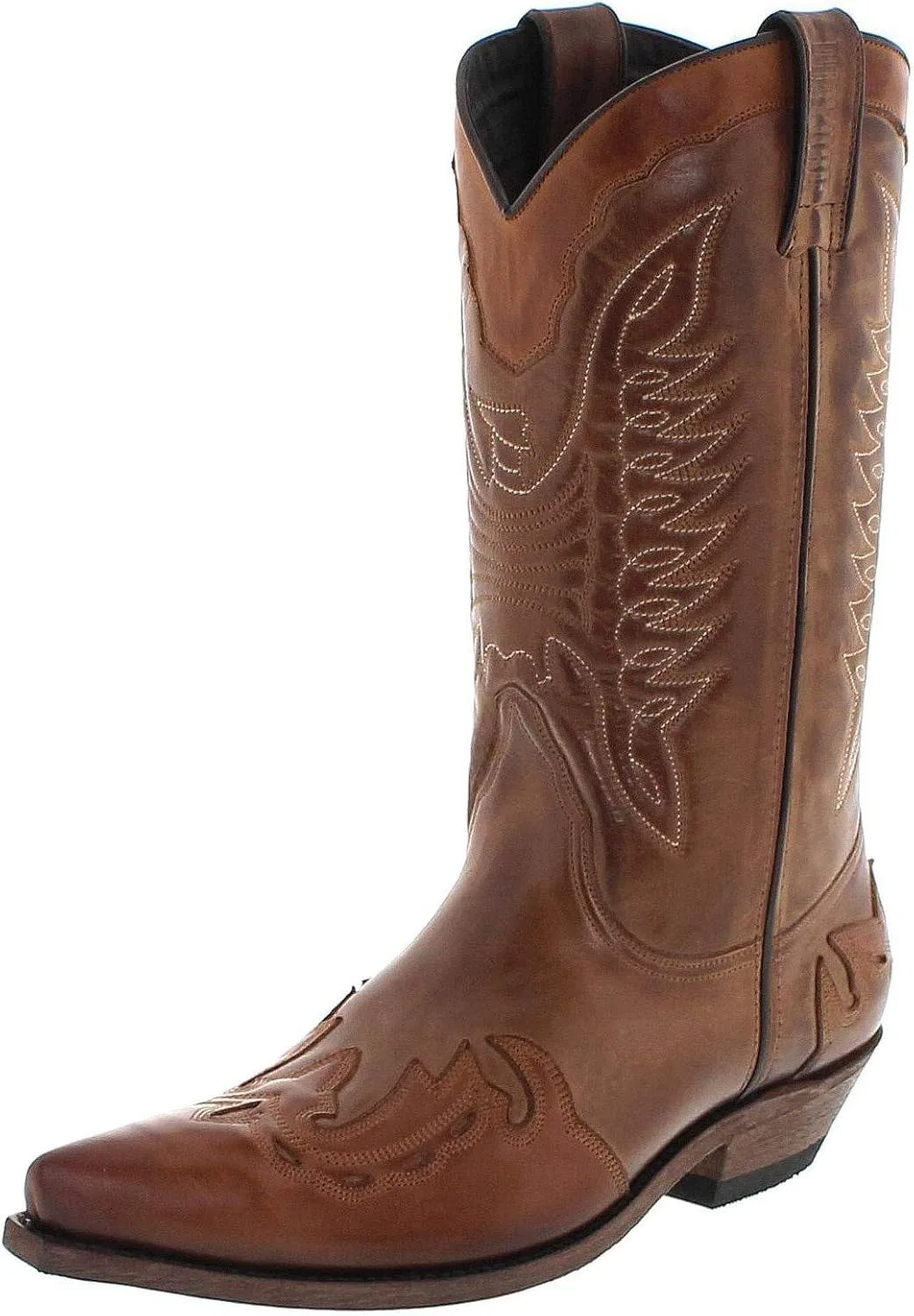 Mayura Boots Ковбойские ботинки Mayura, унисекс, MB017, бежевые, в стиле вестерн, кожаные ботинки, коричневые