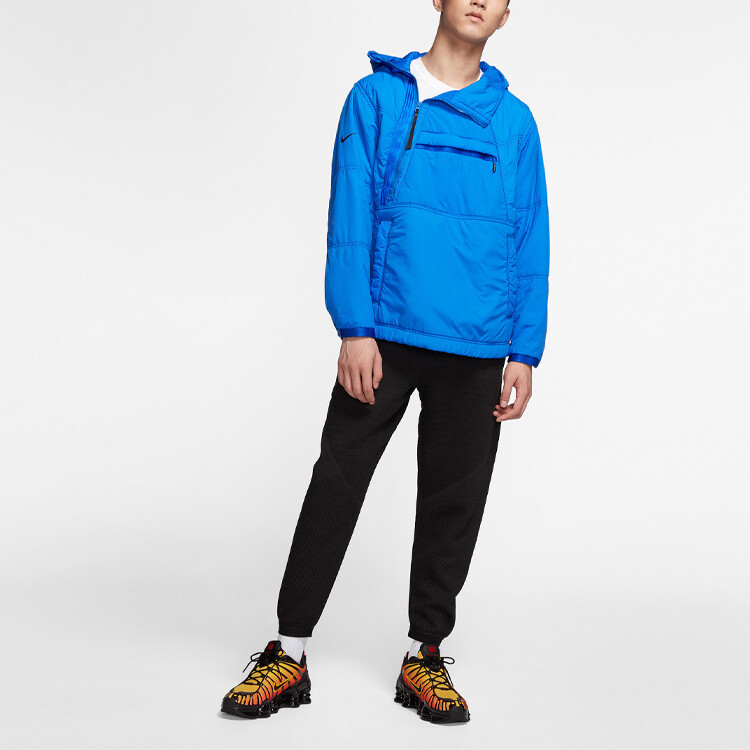Стеганая куртка мужская королевского синего цвета Nike, синий — фото 3